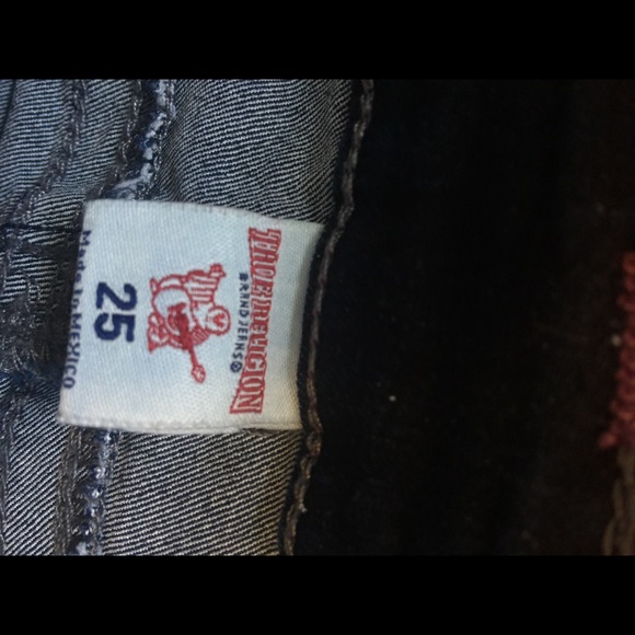 Dark skinny jeans. Pink details. Silver hardware. - Picture 6 of 6